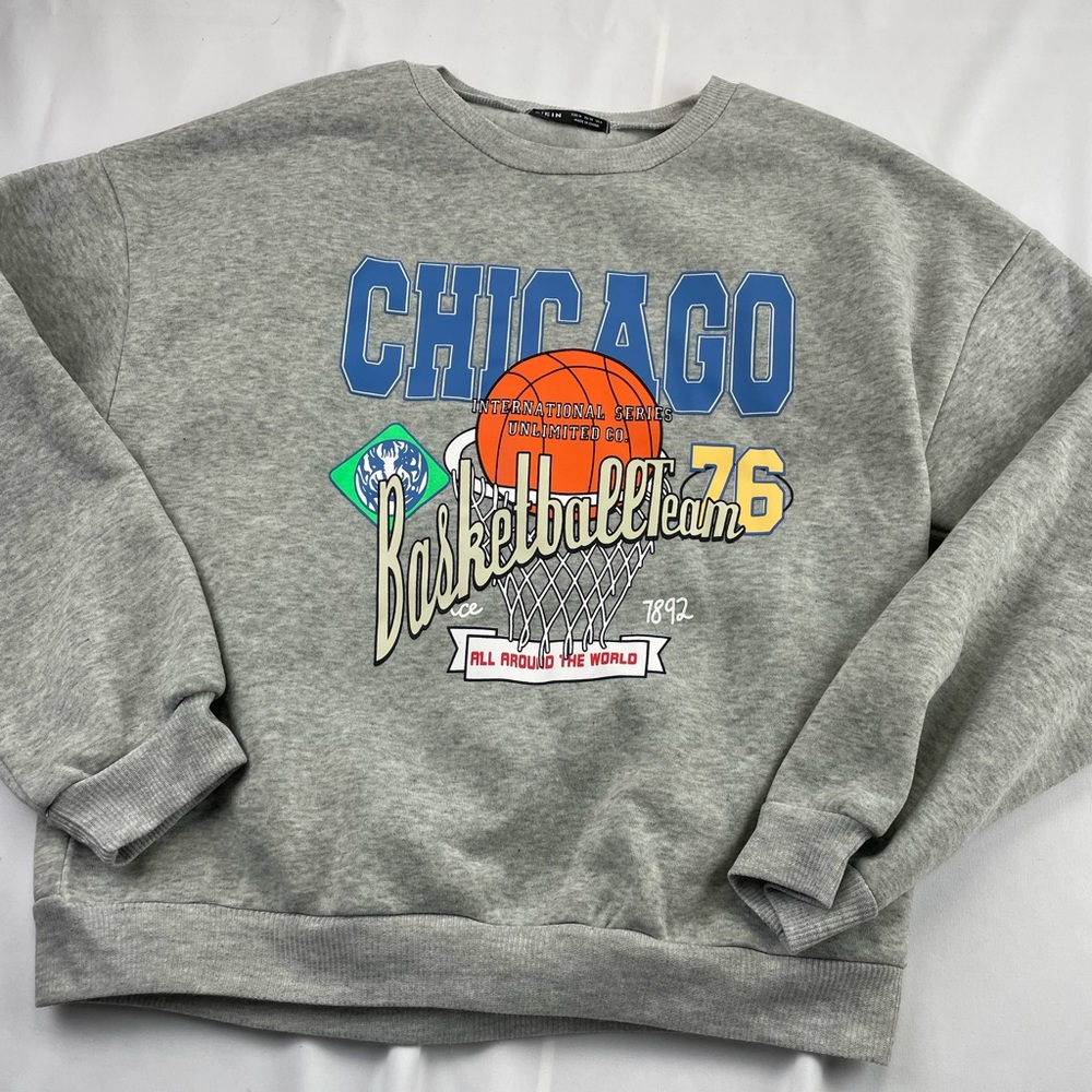 shein basketball crewneck